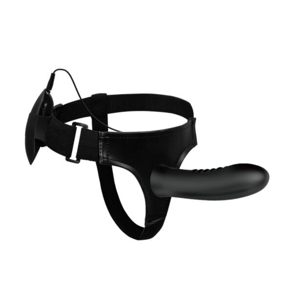 Pretty Love BW-022056 strap-on harness with its vibrating dildo