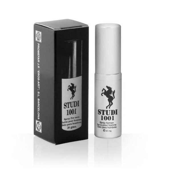 Eros-Art Studi 1001 delay spray in its 20 ml bottle