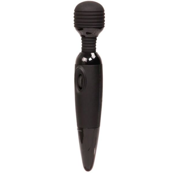 Baile Power Wand vibrator in silicone, with its ribbed head
