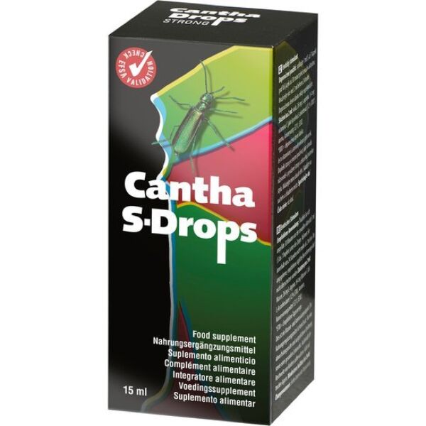 Bottle of Cobeco Cantha S-Drops 15 ml drops