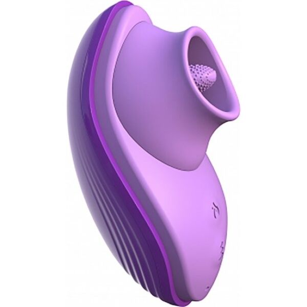 Fantasy For Her Silicone Fun Tongue clitoral vibrator, with its silicone tongue and removable rim