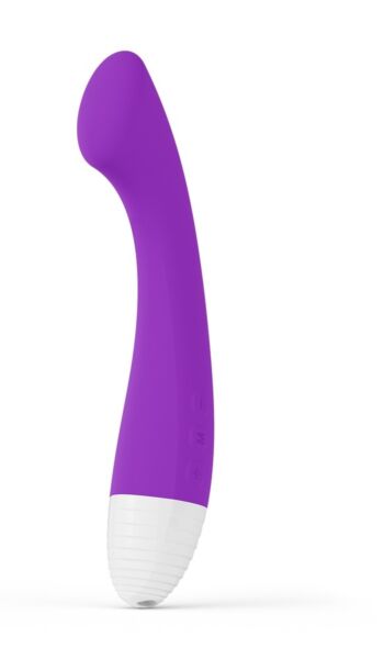 LELO Originals Moka G-spot vibrator, with a curved shape and flattened tip
