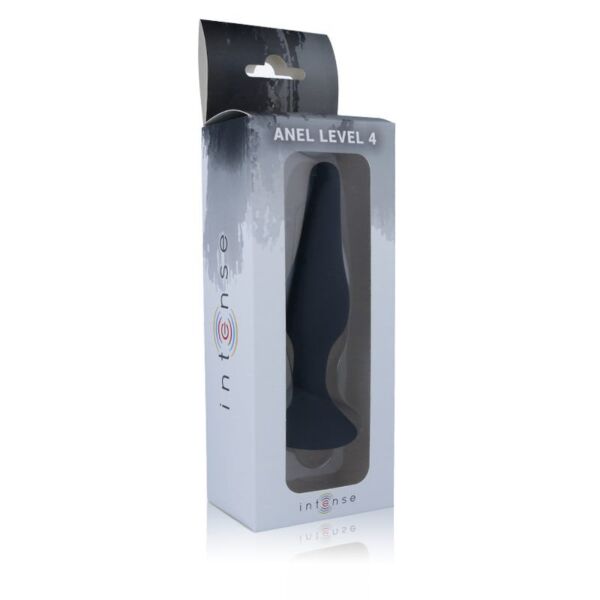 Intense Anal Level 4 15.5 cm anal dildo, in black