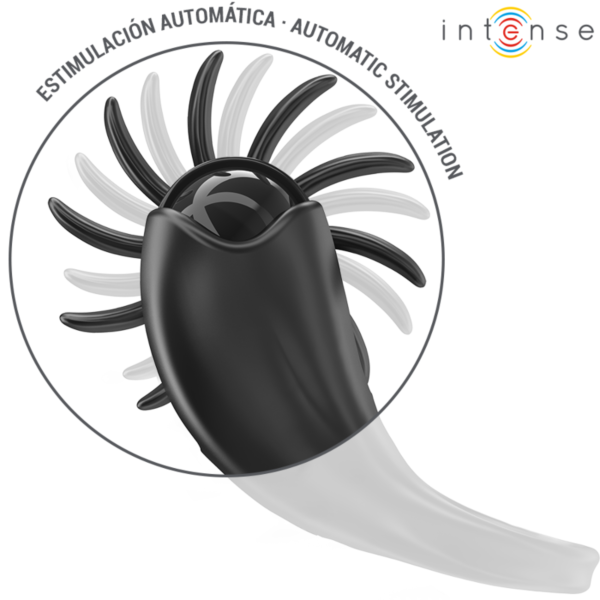 Intense Mabel vibrating cock ring with its clitoral stimulator