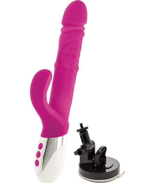 S Pleasures Xtreme rabbit vibrator with its suction cup attachment