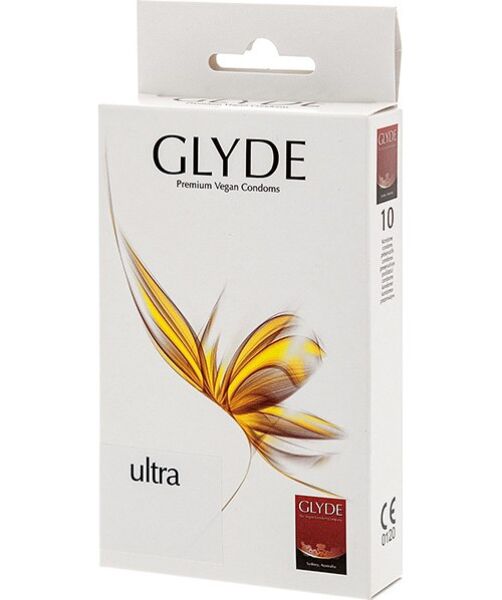 Box of 10 Glyde Ultra condoms