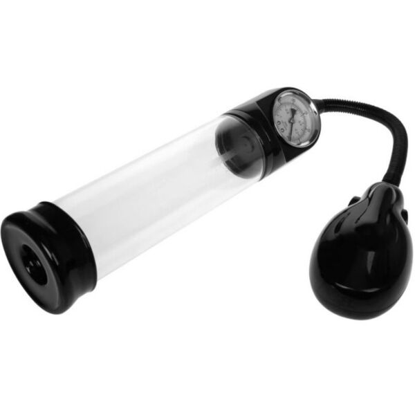 Pretty Love Alexander automatic penis pump with pressure gauge and clear tunnel