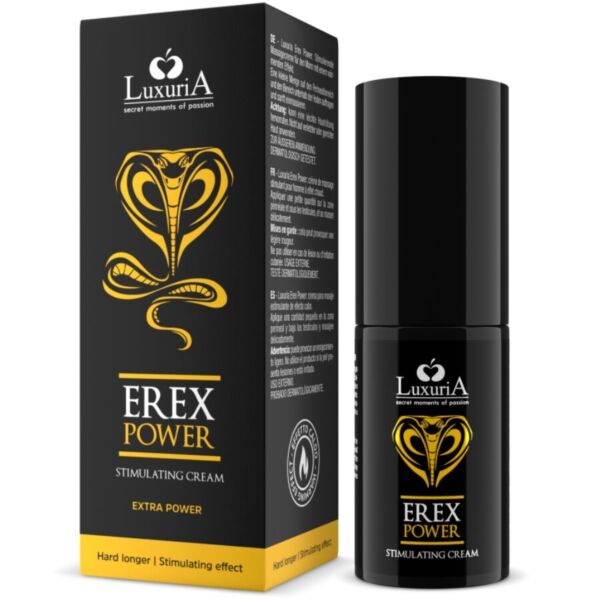 Pack of the Intimateline Luxuria Erex Power stimulating cream, 30 ml