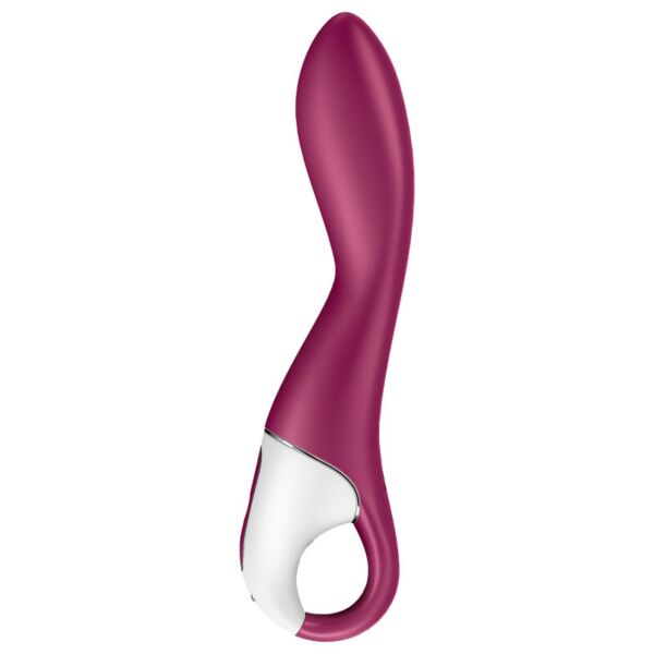 Satisfyer Heated Thrill G-spot vibrator in purple red