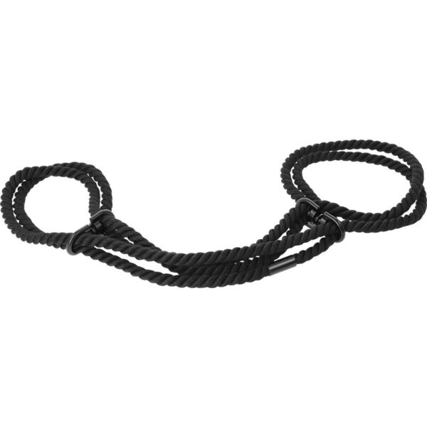 Darkness rope handcuffs, showing the loop and slip ring
