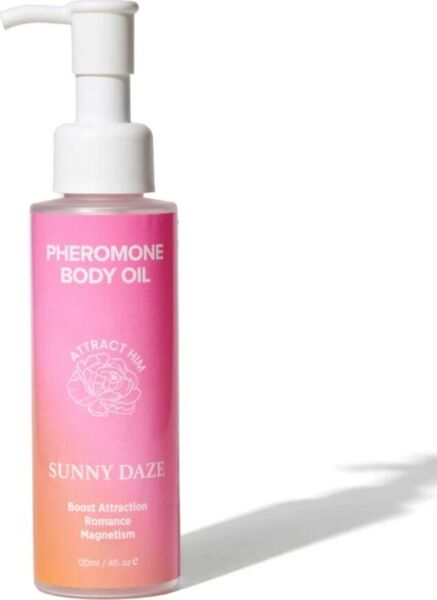 Eye of Love Bloom 120 ml pheromone body oil, in the scents Lilac Dream and Sunny Daze