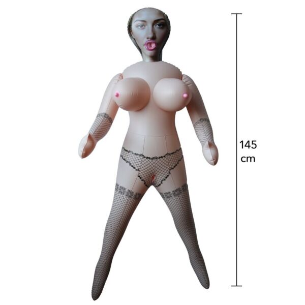 Hidden Desire Busty Britney inflatable doll with a large bust and integrated lingerie