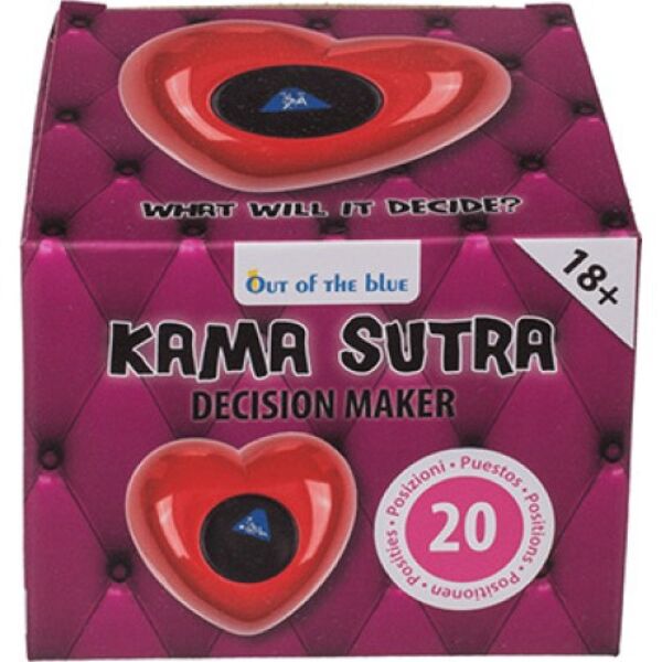 Kamasutra Decision Ball by Out Of The Blue, shaped like a red heart