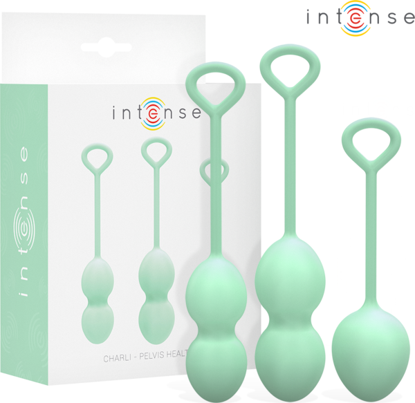 Intense Charli Kegel balls kit with its three balls