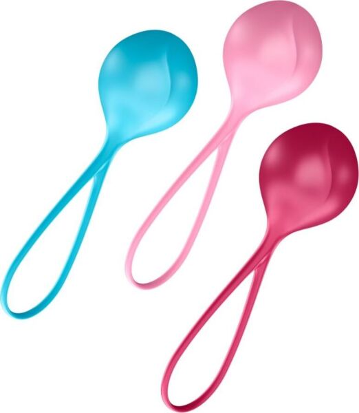 Satisfyer Loveballs Training Set 3 Kegel balls in silicone