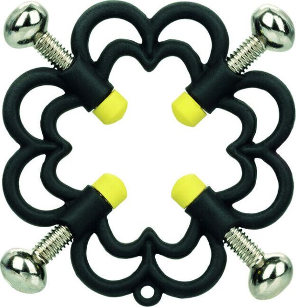 CalExotics Boundless Nipple Grips nipple clamps in matte black metal