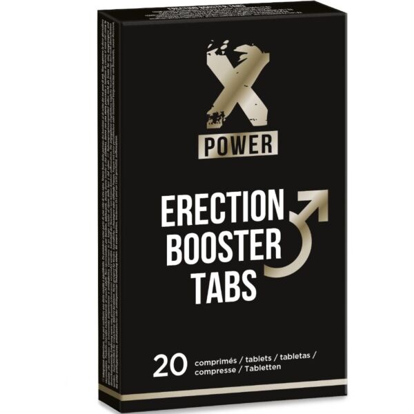 Box of XPOWER Erection Booster Tabs, 20 tablets
