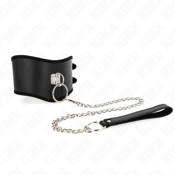 Kink silicone collar with leash