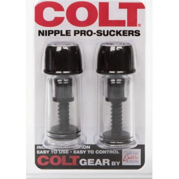 Colt Nipple Pro-Suckers nipple suction cups with cylinder and twist adjustment mechanism