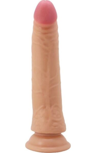 Pretty Love BW-007006NRG-1 realistic dildo in flesh-tone, with a suction cup base