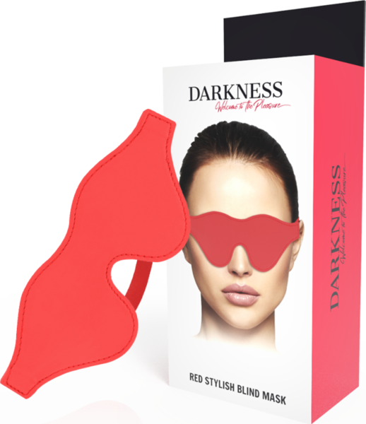 Darkness Stylish PVC blindfold with its elastic strap