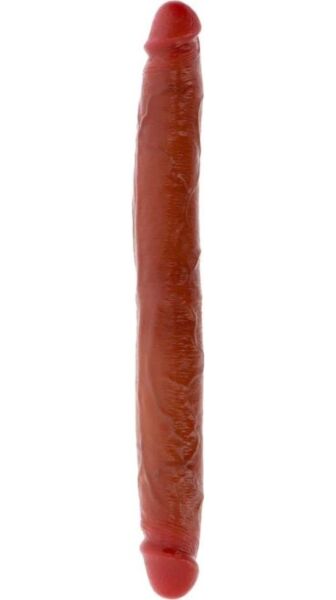 ToyJoy Get Real Skin silicone double dildo with moveable foreskin