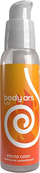 Body Ars Efecto Calor 100 ml lubricant in its pump bottle