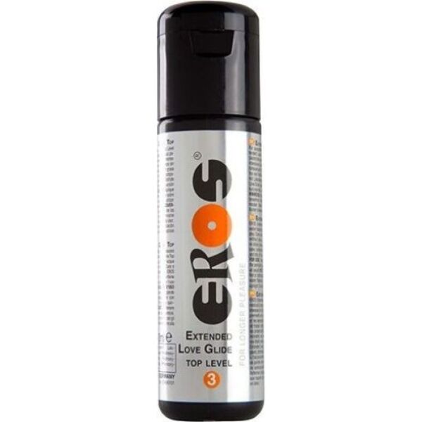 100 ml bottle of EROS Classic Top Level 3 water-based lubricant