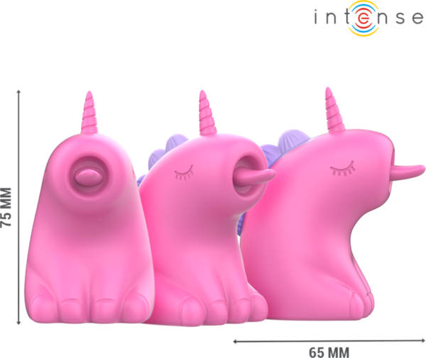 Intense Pinkie unicorn-shaped clitoral vibrator in fuchsia