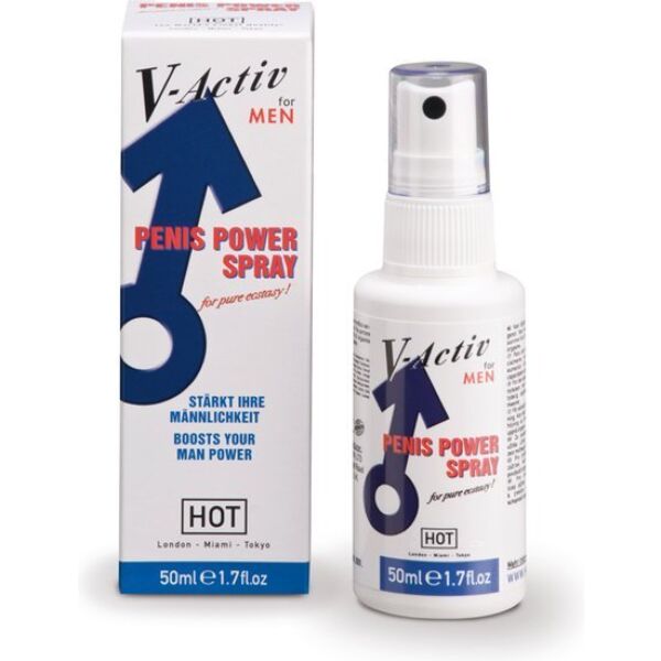 HOT V-Activ Penis Power Spray, 50 ml stimulating spray