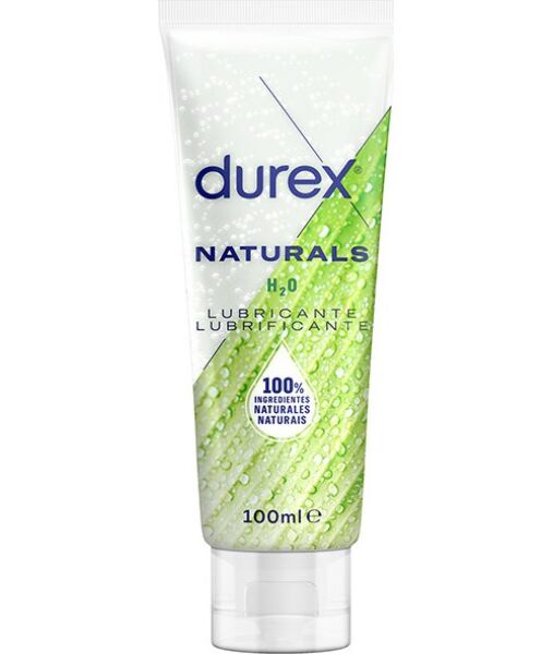 100 ml bottle of Durex Naturals Intimate Gel lubricant