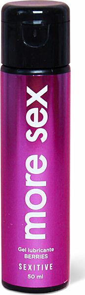 Sexitive More Sex water-based lubricant gel, 50 ml bottle