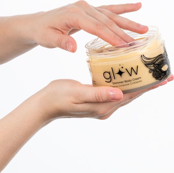 250 ml tub of Orgie Glow Shimmer Body Cream