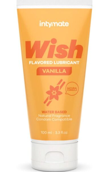 Bottle of Intimateline Intymate Wish flavoured lubricant, 100 ml