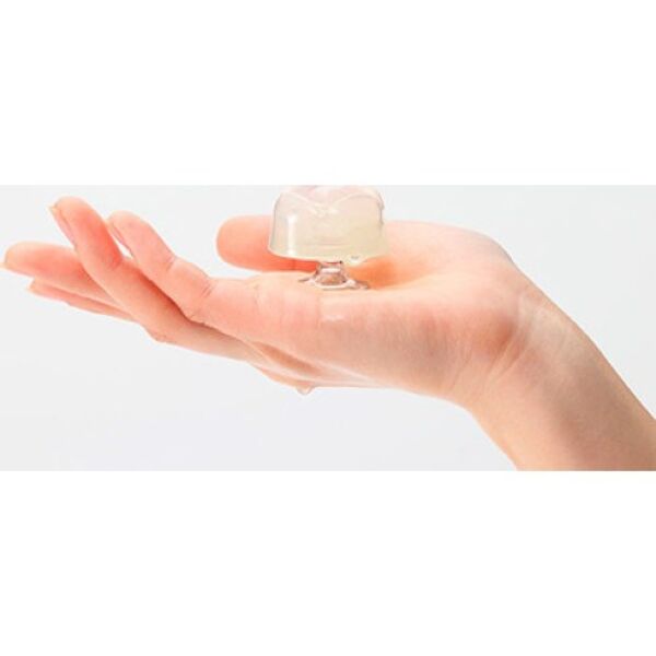 iroha petit LILY external clitoral massager, with its defined edges and handle