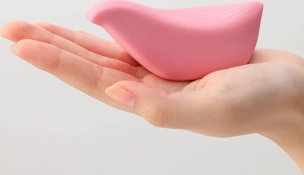 iroha+ Tori Nadeshiko Colour vibrator in pink with a bird shape
