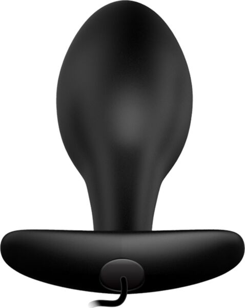 Party Up Jason vibrating butt plug in black, with its remote control
