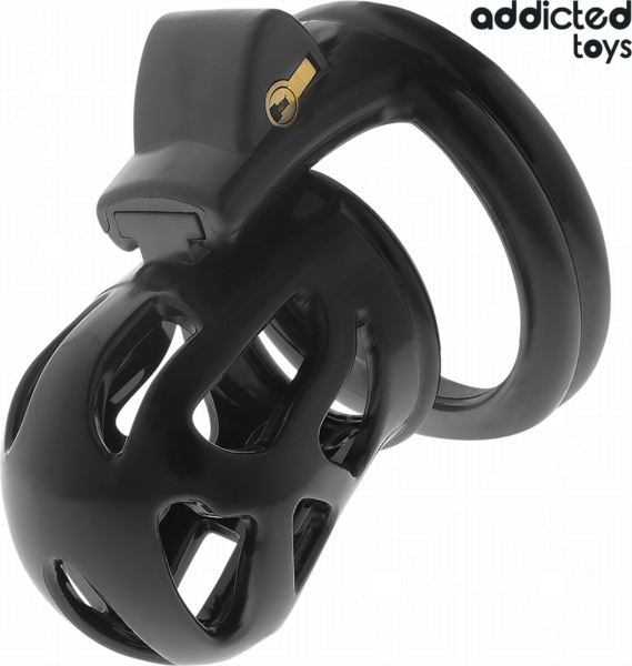 Addicted Toys Locked 7.5 cm chastity cage with its rings and keys