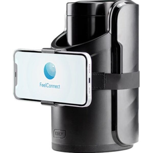 Black Kiiroo Keon 1 Phone Holder with its velcro strap