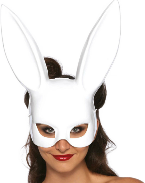 Leg Avenue Masquerade Bunny Rabbit bunny mask, with long ears and an elastic strap