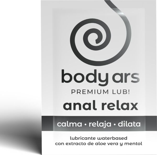 Box of 20 single-dose sachets of Body Ars Anal Relax anal lubricant