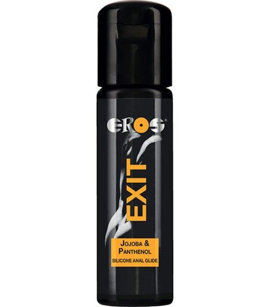 100 ml bottle of Eros Exit Anal silicone anal lubricant with jojoba and panthenol
