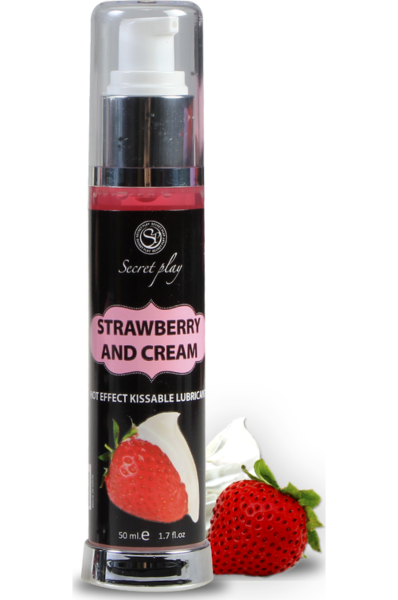 Secret Play 2-in-1 warming lubricant, 50 ml, in an airless bottle