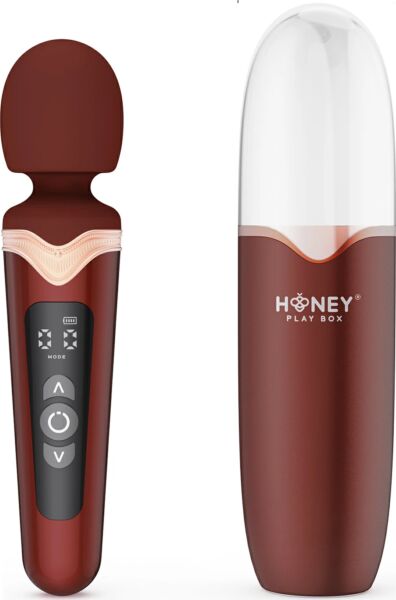 Honey Play Box Stormi wand massager in red