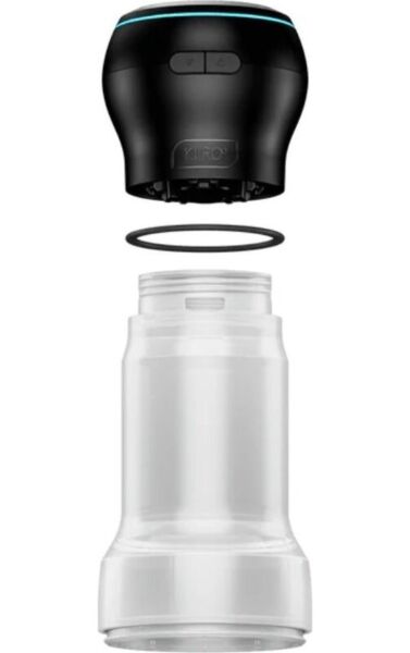 Kiiroo PowerBlow Feel Pocket masturbator with its PowerBlow suction device