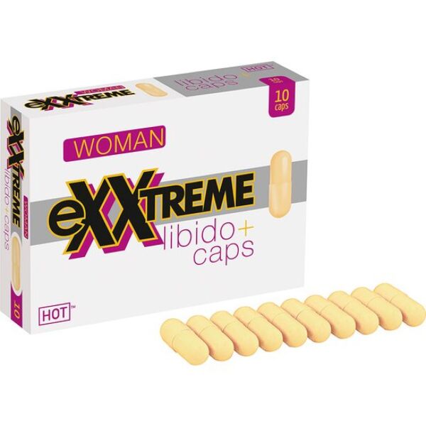 Pack of 10 HOT eXXtreme Libido Caps Woman food supplement capsules