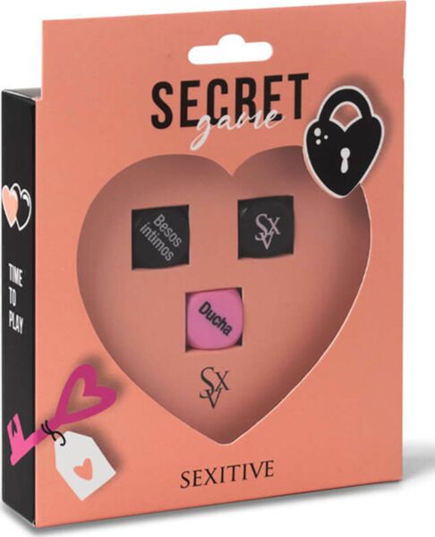 The three dice of the Sexitive Secret game sex dice