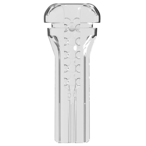 PDX Elite Viewtube XXL masturbator, transparent with an LED light