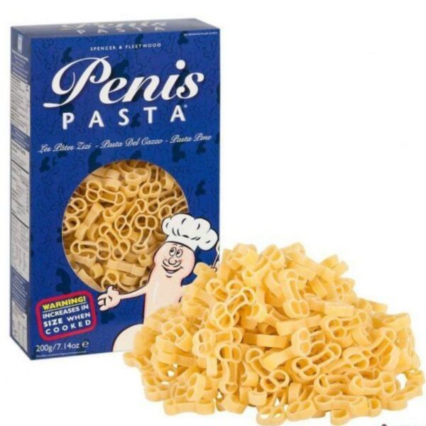 Spencer & Fleetwood Penis Pasta, penis-shaped pasta