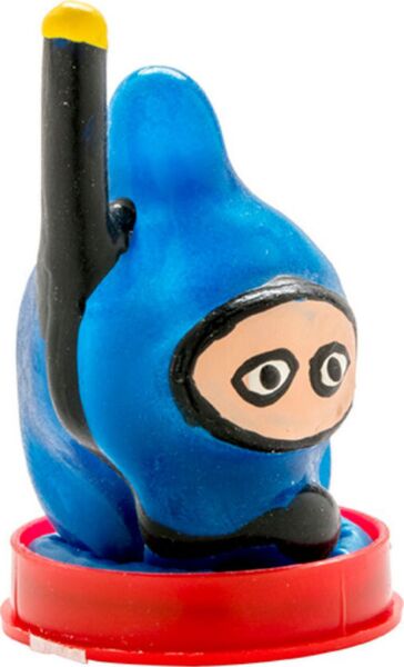 Condomerie Diver novelty condom, hand-painted